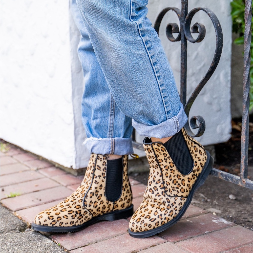 Dr. Martens Flora Leopard Boot US5 | UK 3